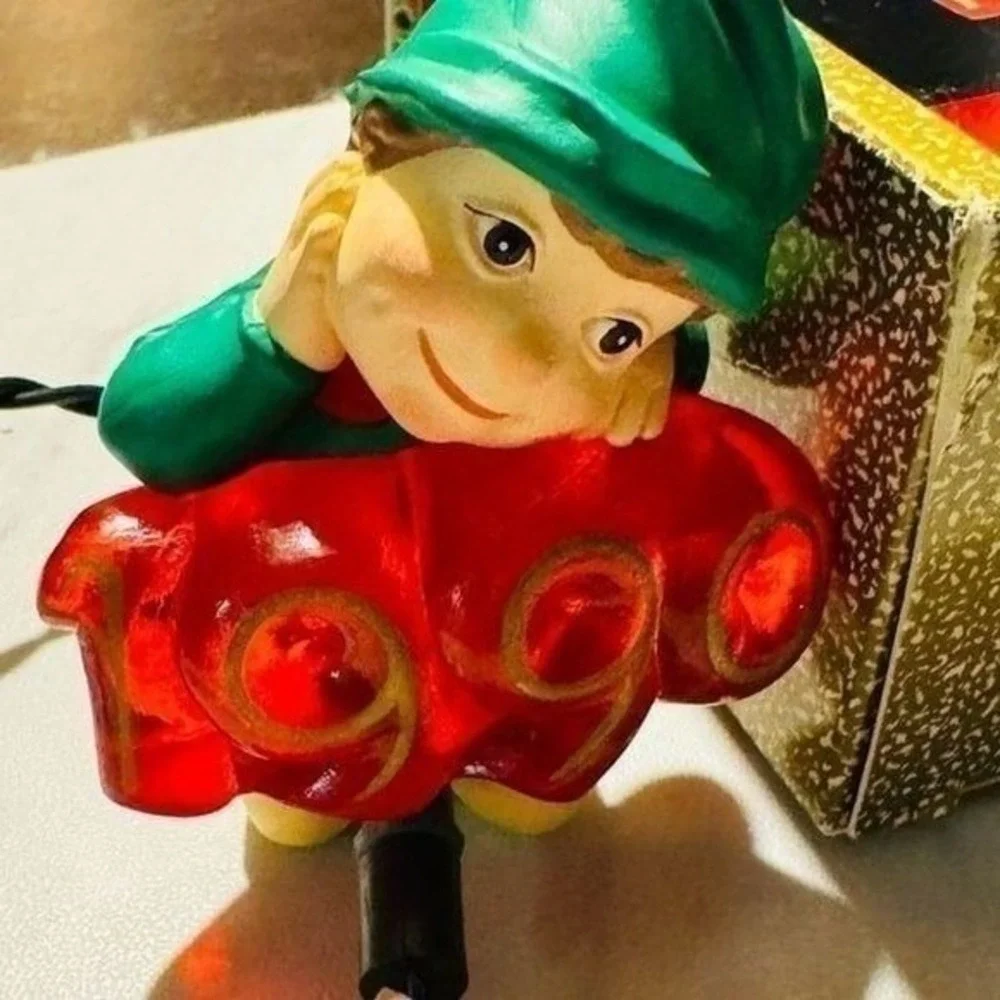 Hallmark Keepsake 1990 Elf of the Year Light Up Ornament, Vintage, Christmas NIB